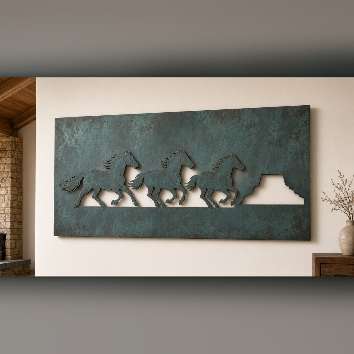 The Remuda steel wall art (design render)